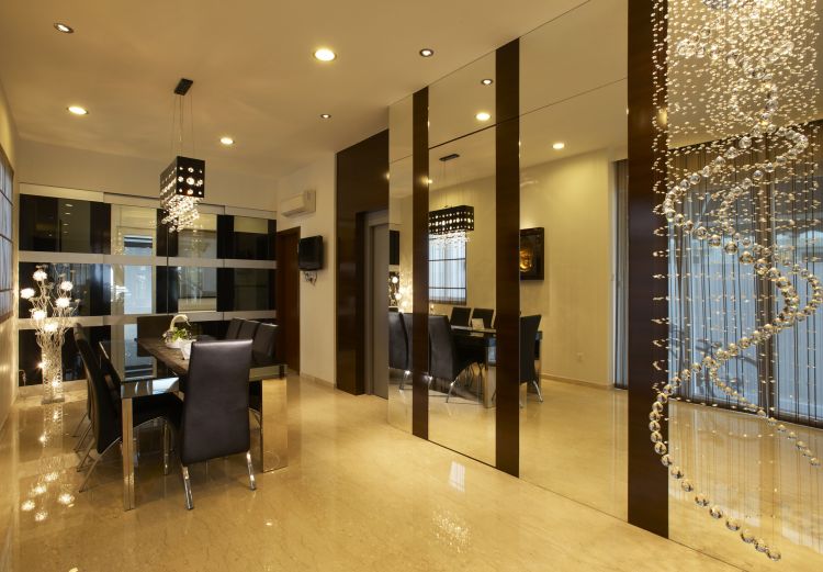 Classical, Modern Design - Dining Room - Landed House - Design by U-Home Interior Design Pte Ltd